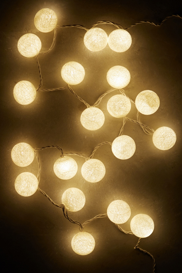 Full Moon String Lights Anthropologie